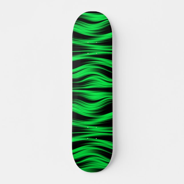 Grön neonSkateboard Skateboard Bräda 19,5 Cm (Framsida)
