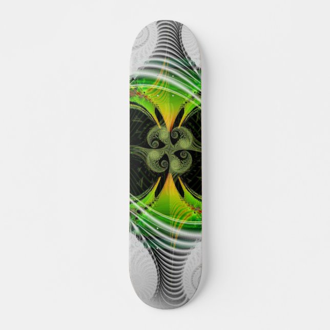 Grön Nirvana Mini Skateboard Bräda 18,7 Cm (Framsida)