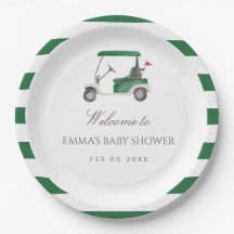 Grön Ny i Klubben Preppy Klassisk Baby Shower