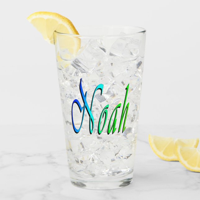 Grön Och Blå Noah Namn,  Glaskopp (Framsida Ice)
