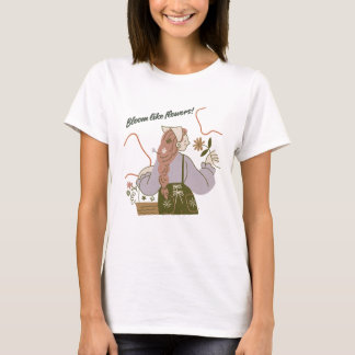Grön Och Brun Estetisk Flick-T-Shirt T Shirt
