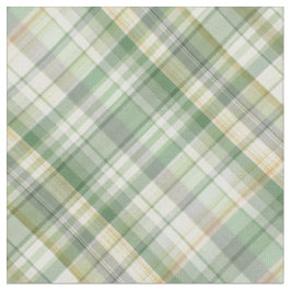 Grön och gul pläd tyg