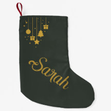 Grön och Guld Jul