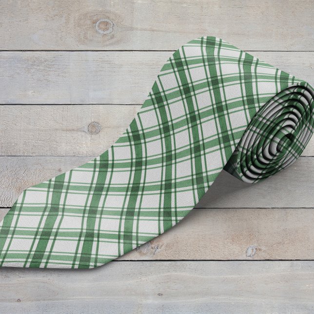 Grön och vit slips (Green and White Neck Tie
)