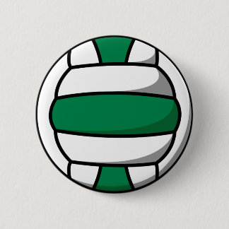 grön och vit volleyboll knapp