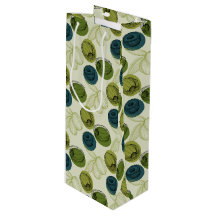 Grön Oliv Skiss Ritning Mönster Kökk