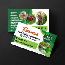 Grön & Orange Lawncare Landskapsarkitektur & Gräse