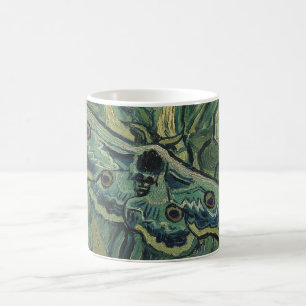 Grön påfågel (kejsar-)spinnare av Vincent van Gogh Kaffemugg