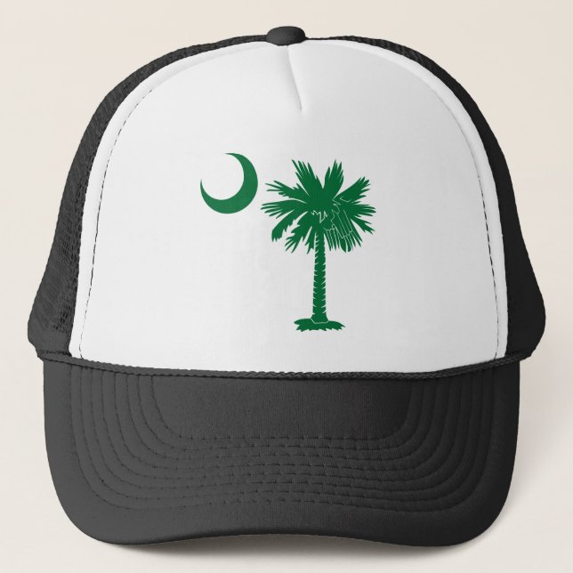 Grön Palmetto Keps (Framsida)