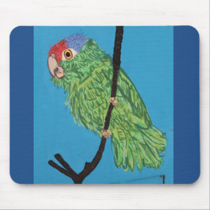 grön papegojamousepad musmatta
