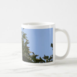 Grön parakit kaffemugg