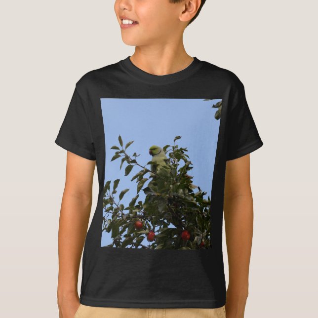 Grön parakit tee (Framsida)