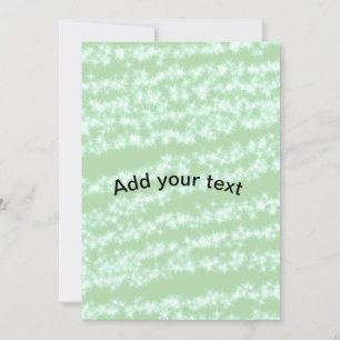 Grön pastell glitter glitter namn text boho retro inbjudningar