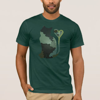 Grön PatchworkCamo kattunge T-shirt