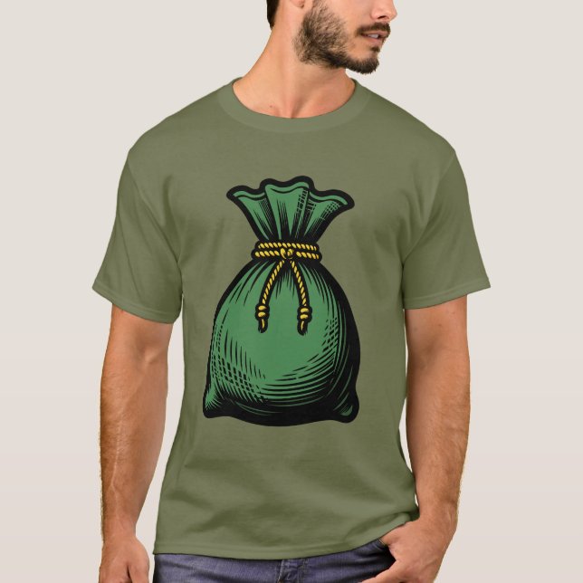 Grön Pengapåse T Shirt (Framsida)