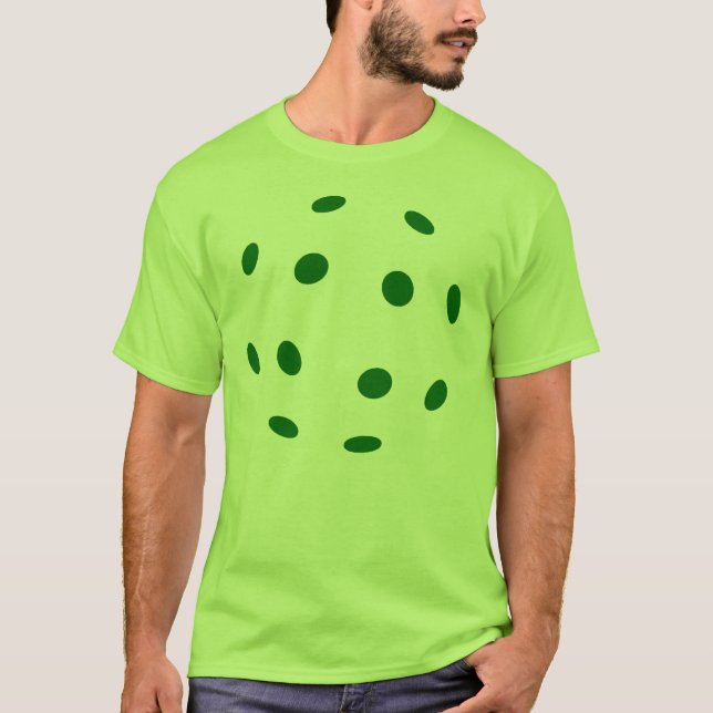 Grön Pickleball för jätte gåva T Shirt (Framsida)