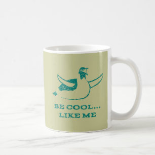 Grön pingvinmugg kaffemugg