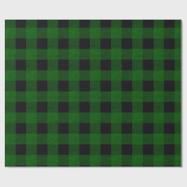 Grön Plaid Presentpapper