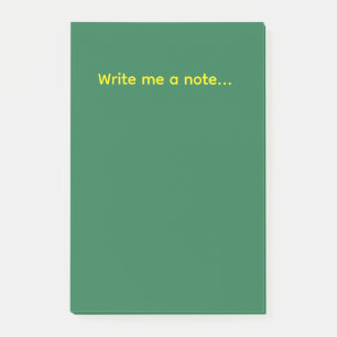 Grön Post-it Block