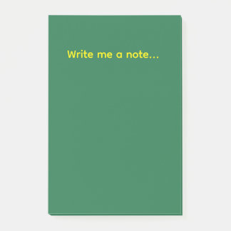 Grön Post-it Block