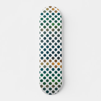 Grön prickig gradient mini skateboard bräda 18,5 cm
