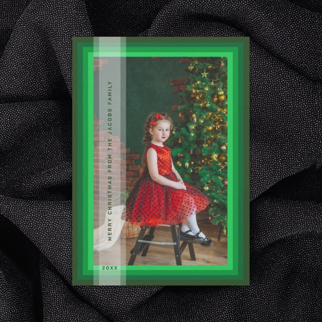 Grön ram julkort (Skapare uppladdad)