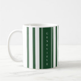 Grön rand kaffemugg