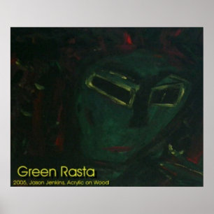 GRÖN RASTA POSTER