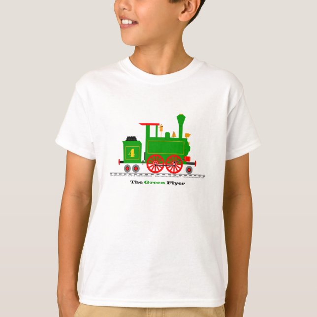 Grön reklamblad t-shirt (Framsida)