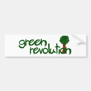 Grön revolution bildekal