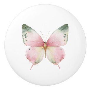 Grön Rosa Mint Fjäril Knopp