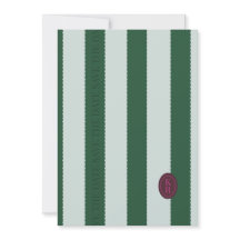 Grön scalloped kant Spara datum