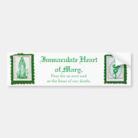 Grön Scapular bildekal
