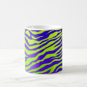Grön sebra kaffemugg