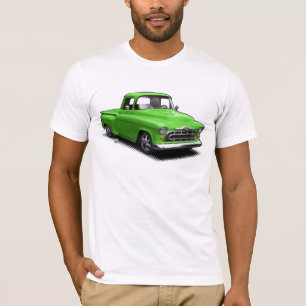 Grön seg gammal pickup T-tröja för hett T Shirt
