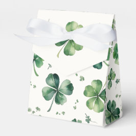 Grön Shamrock Bröllopsdusch  Presentaskar