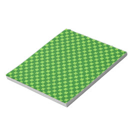 Grön Shamrock Glitter Anteckningsblock