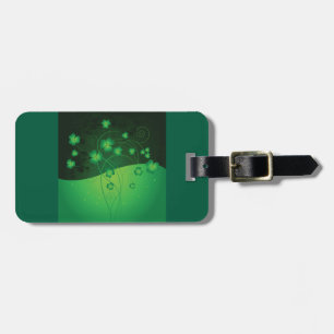 Grön Shamrock Klöver St Patricks Dag Tur Bagagebricka