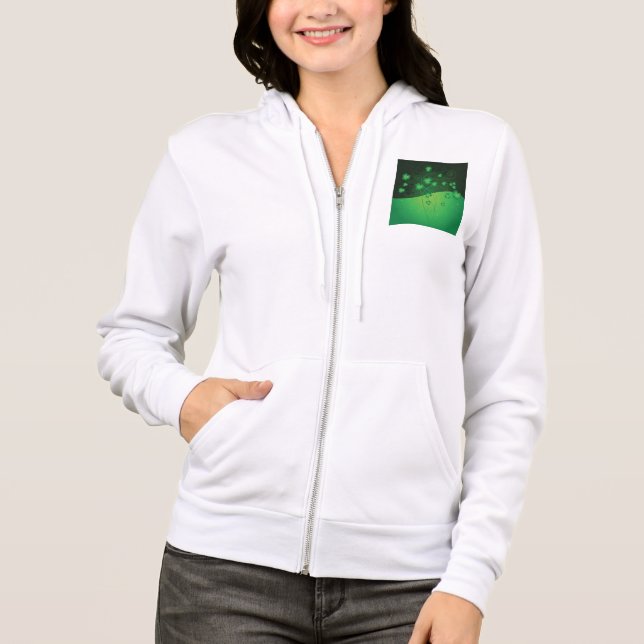 Grön Shamrock-klöver St Patricks dag tur T Shirt (Framsida)