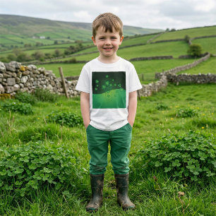 Grön Shamrock Klöver St Patricks Dag Tur T Shirt