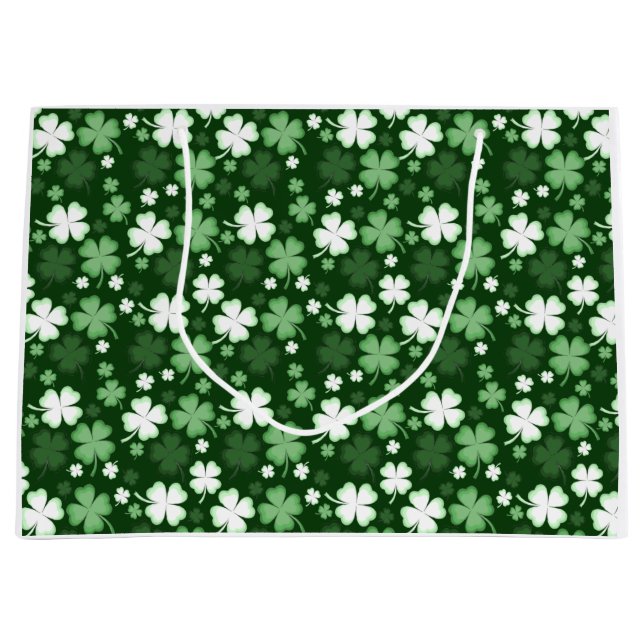 Grön Shamrock, St. Patricks dag (Framsidan)