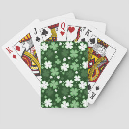 Grön Shamrock, St. Patrick's Day Casinokort