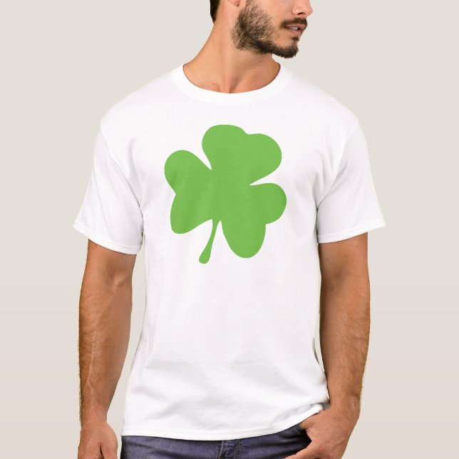 grön shamrock tee (Framsida)