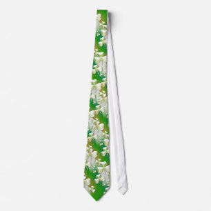 Grön ShamrocksTie för elegant Slips
