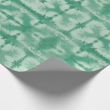 Grön Shibori stil