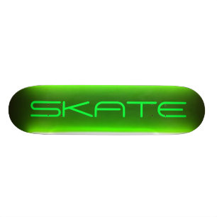 Grön Skateboard för neon