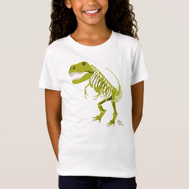 Grön skjorta för T Rex Tee Shirt (Framsida)