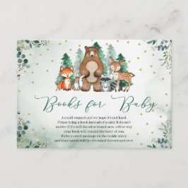 Grön skog djur Bok Begäran Tilläggskort