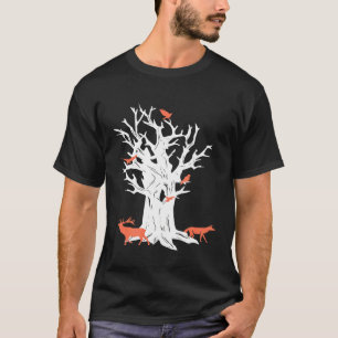 Grön Skog Träd Natur Vilda Djur Djur Arborist T Shirt