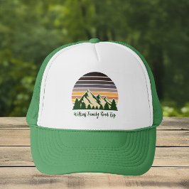 Grön skog - Väg - Kylt anpassad familj Keps